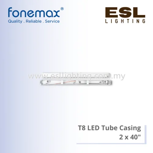 FONEMAX T8 LED Tube Casing 2 x 40"