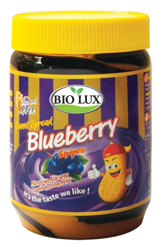 Bio Lux Peanut Butter with Blueberry Stripes 500g