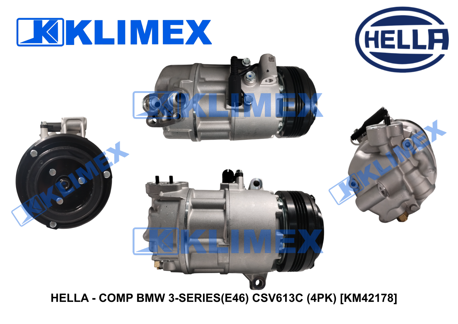 HELLA - COMP BMW 3-SERIES(E46) CSV613C (4PK) [KM42178]