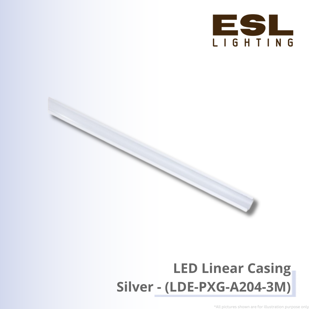 LED Linear Casing Silver - LDE-PXG-A204-3M