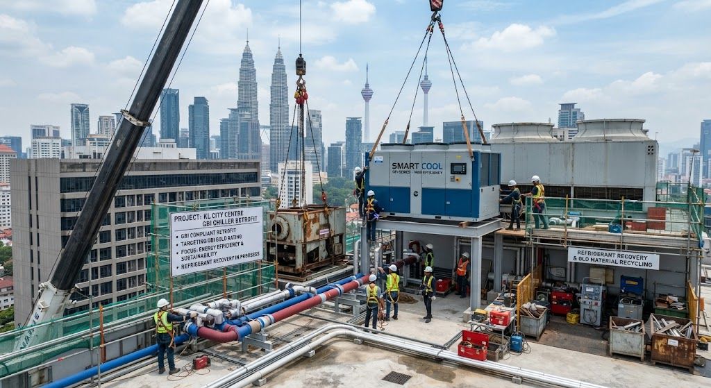 GBI compliant chiller retrofitting KL