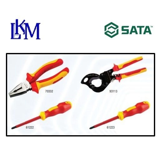 SATA EC-18 / EC18 18PCS Electrician Chargeman Tools Set with Free Gift