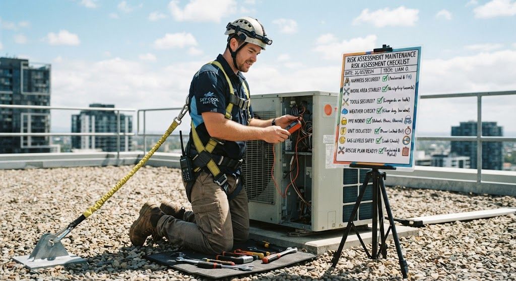 aircon technician maintenance risk assessment checklist