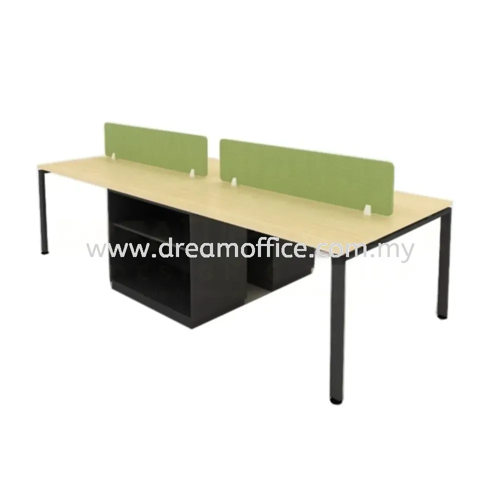 OPW-014 Open Plan Workstation For Cluster Of 4 | Open Concept ...