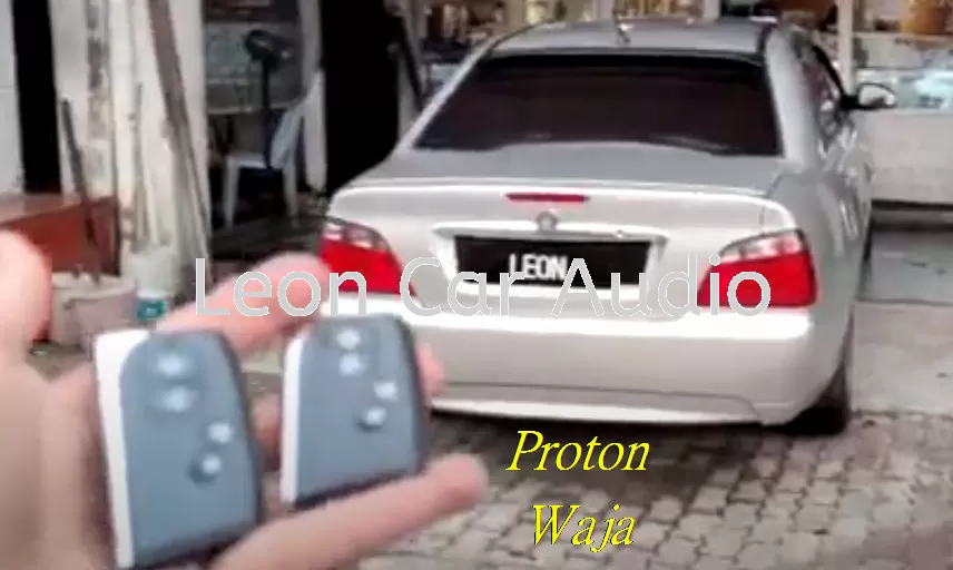 proton waja PKE fully Keyless intelligent smart alarm system with Push start button and engine auto start