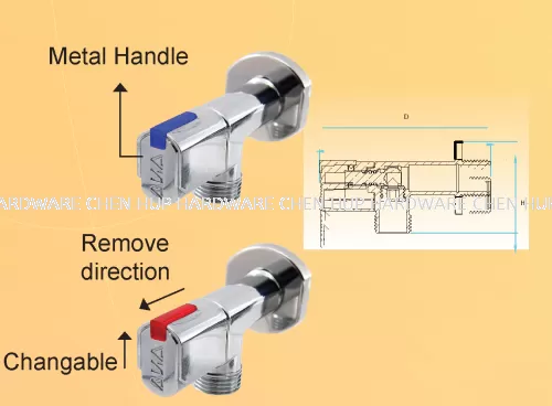 2211 - Chromed Plated Angle Valve