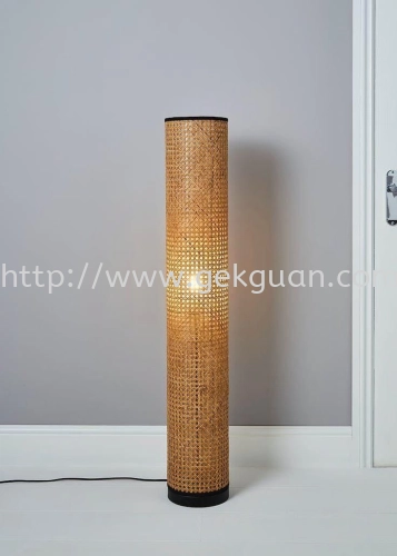 RAF 013 - RATTAN FLOOR LAMP