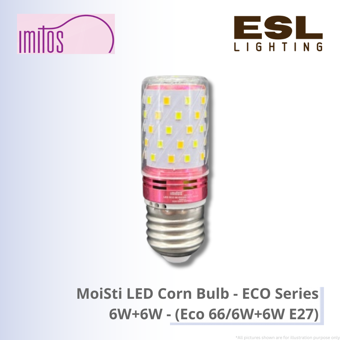 IMITOS MoiSti LED Corn Bulb (ECO Series) 6W+6W - Eco 66/6W+6W E27