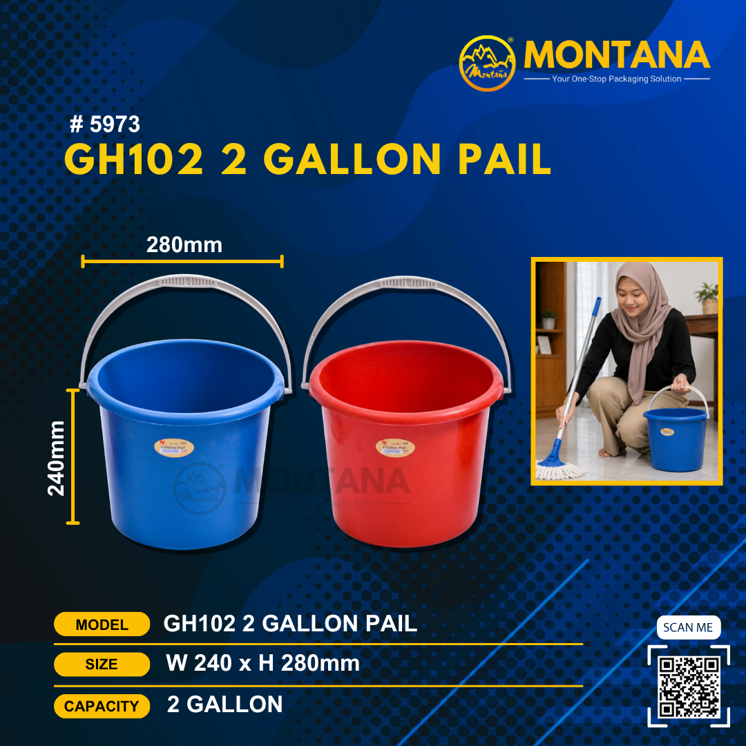 (5973) GH102 2 GALLON PAIL