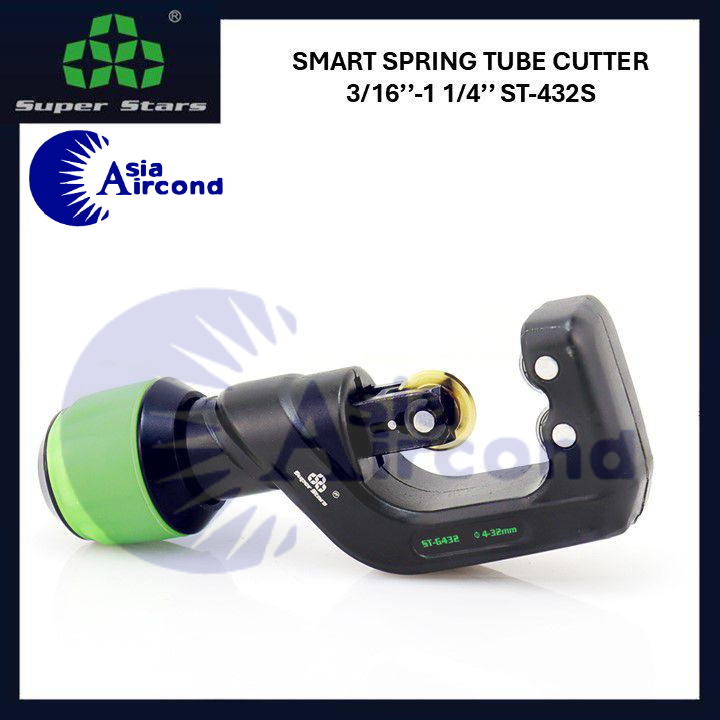 SUPER STARS SMART SPRING TUBE CUTTER 3/16" TO 1 1/4" ST-432S HEAVY DUTY COPPER PIPE CUTTER AIRCOND TOOL [ORIGINAL]