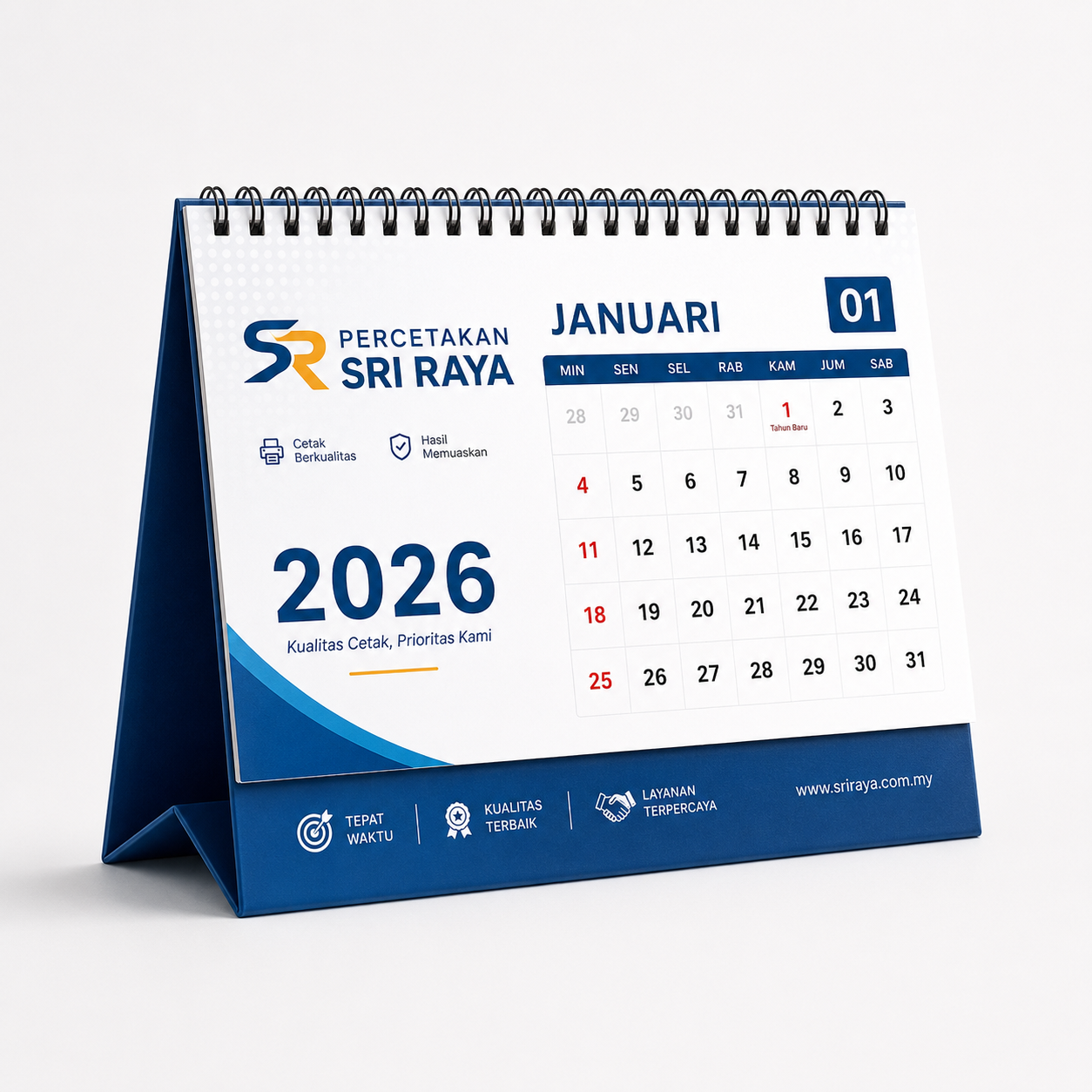 desk & Wall calendar I KL & Johor I Sri Raya