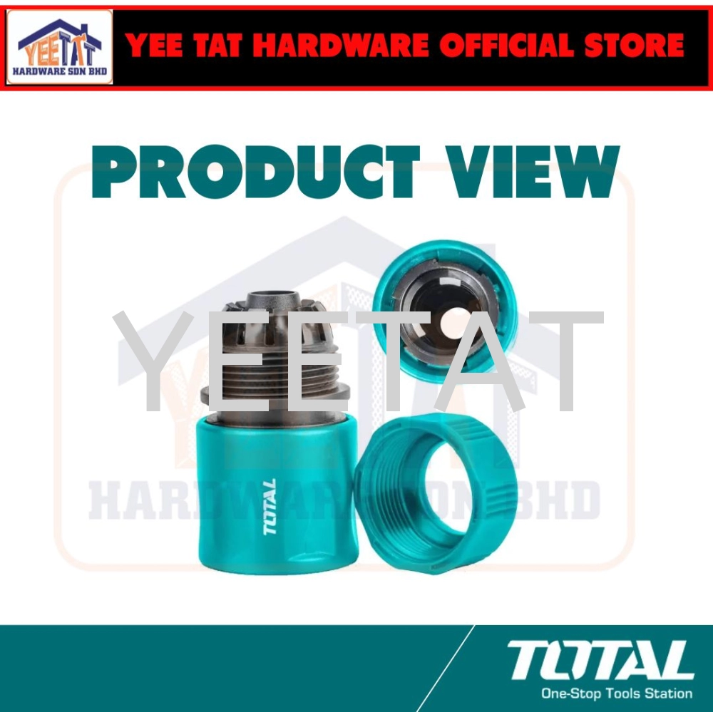 [ TOTAL ] THWS030301 3PCS Hose Quick Connectors Set