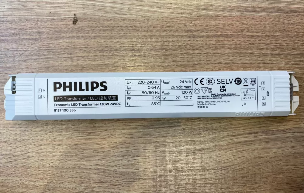 PHILIPS 24V DC ECONOMIC POWER SUPPLY LED DRIVER [30W/60W/120W]