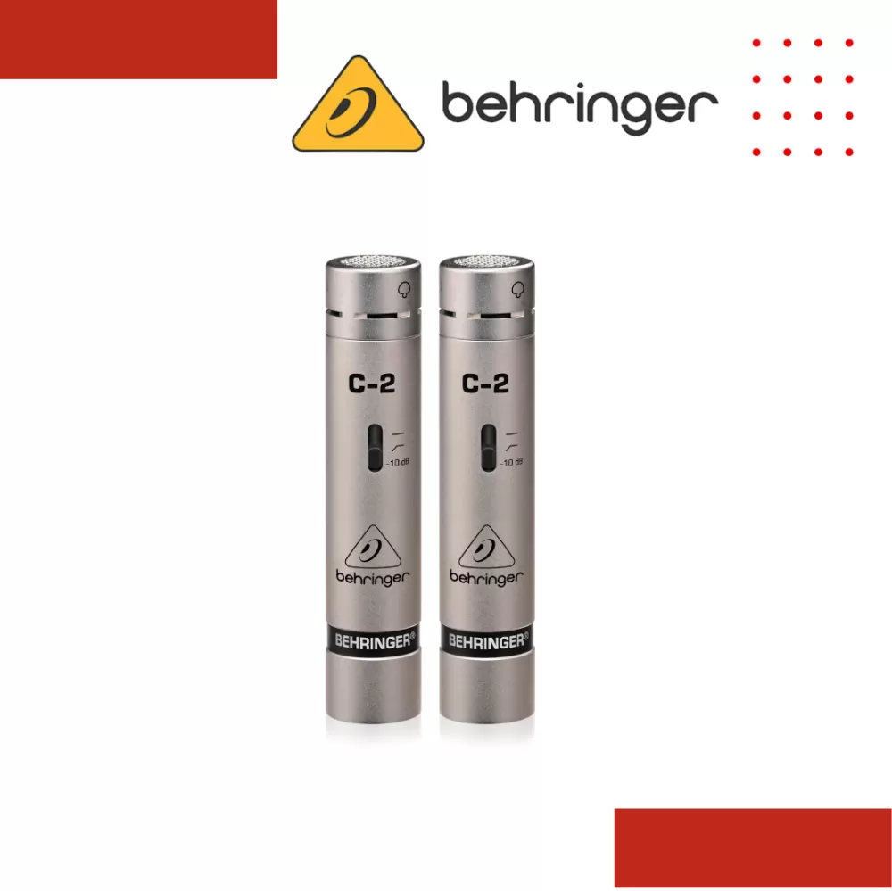 Behringer C-2 Small-diaphragm Cardioid Condenser Microphones - Pair