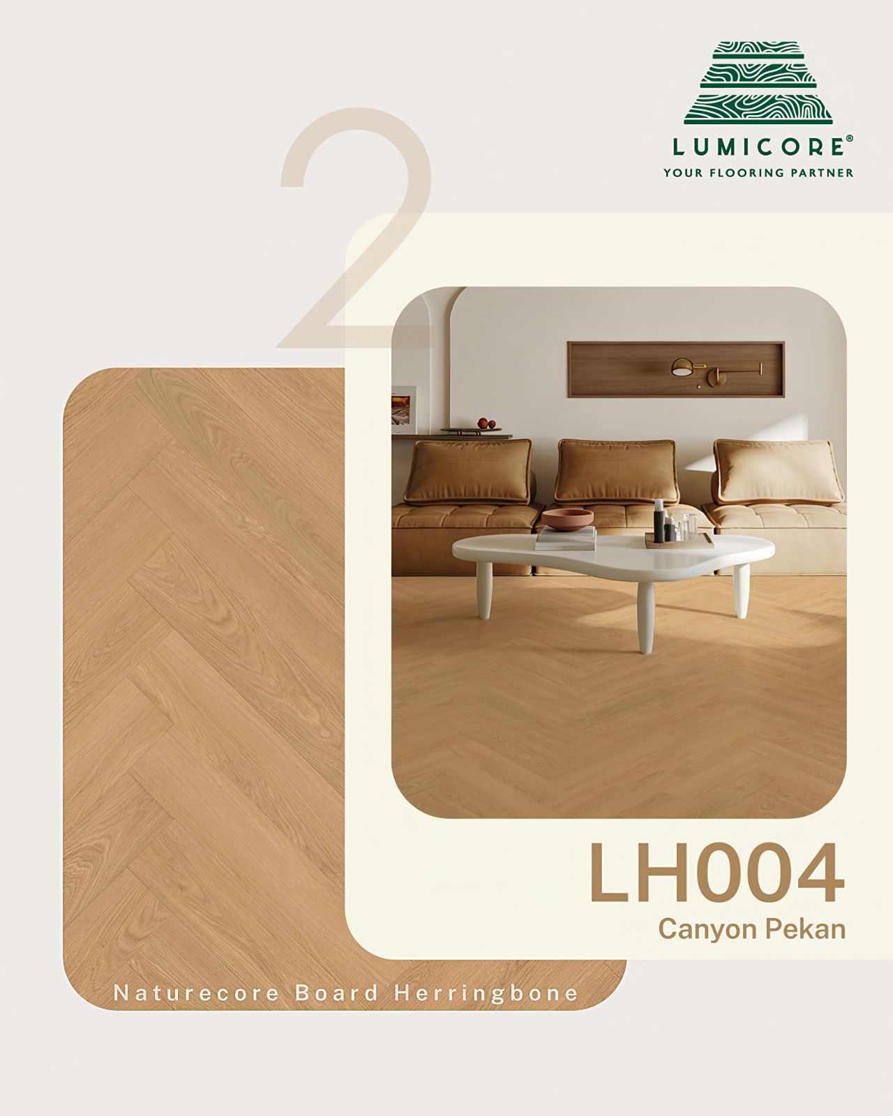 NatureCore Herringbone LHB004
