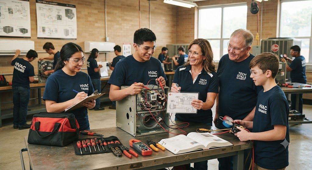 HVAC fault diagnosis training