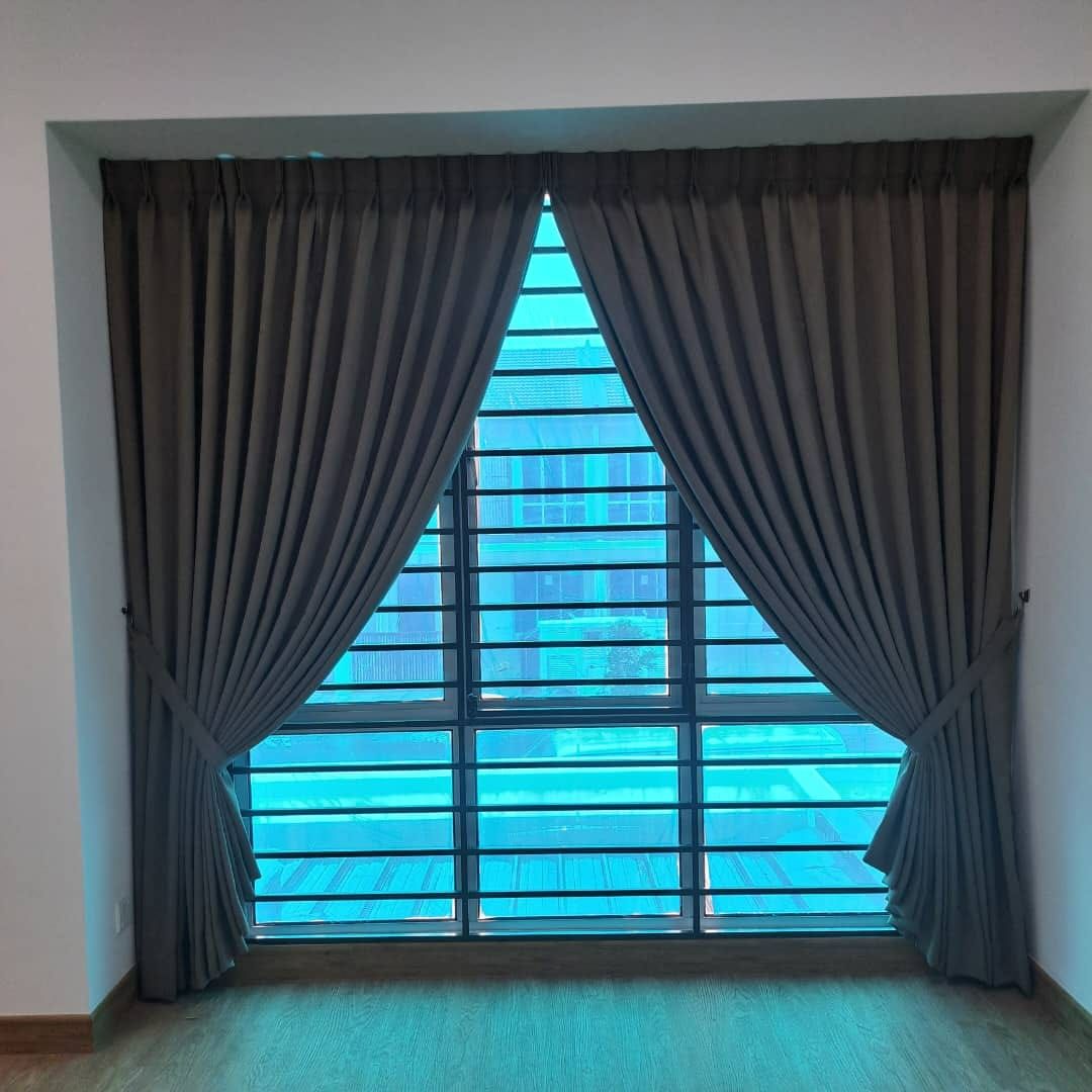 Happy Tuesday, Installation Curtain in Jalan Bayu Damai 3B, Double Storey House