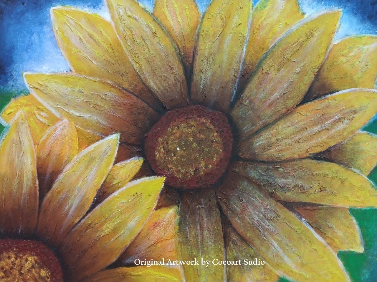 Canvas Painting ( Flower On Canvas)