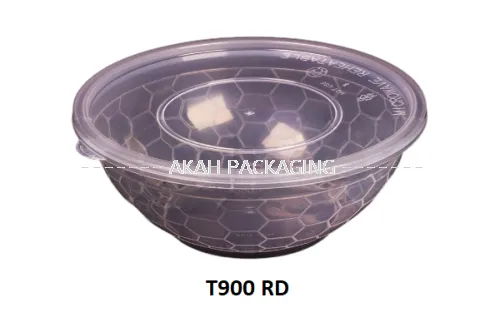 T900 900ml Plastic BOWL with LID