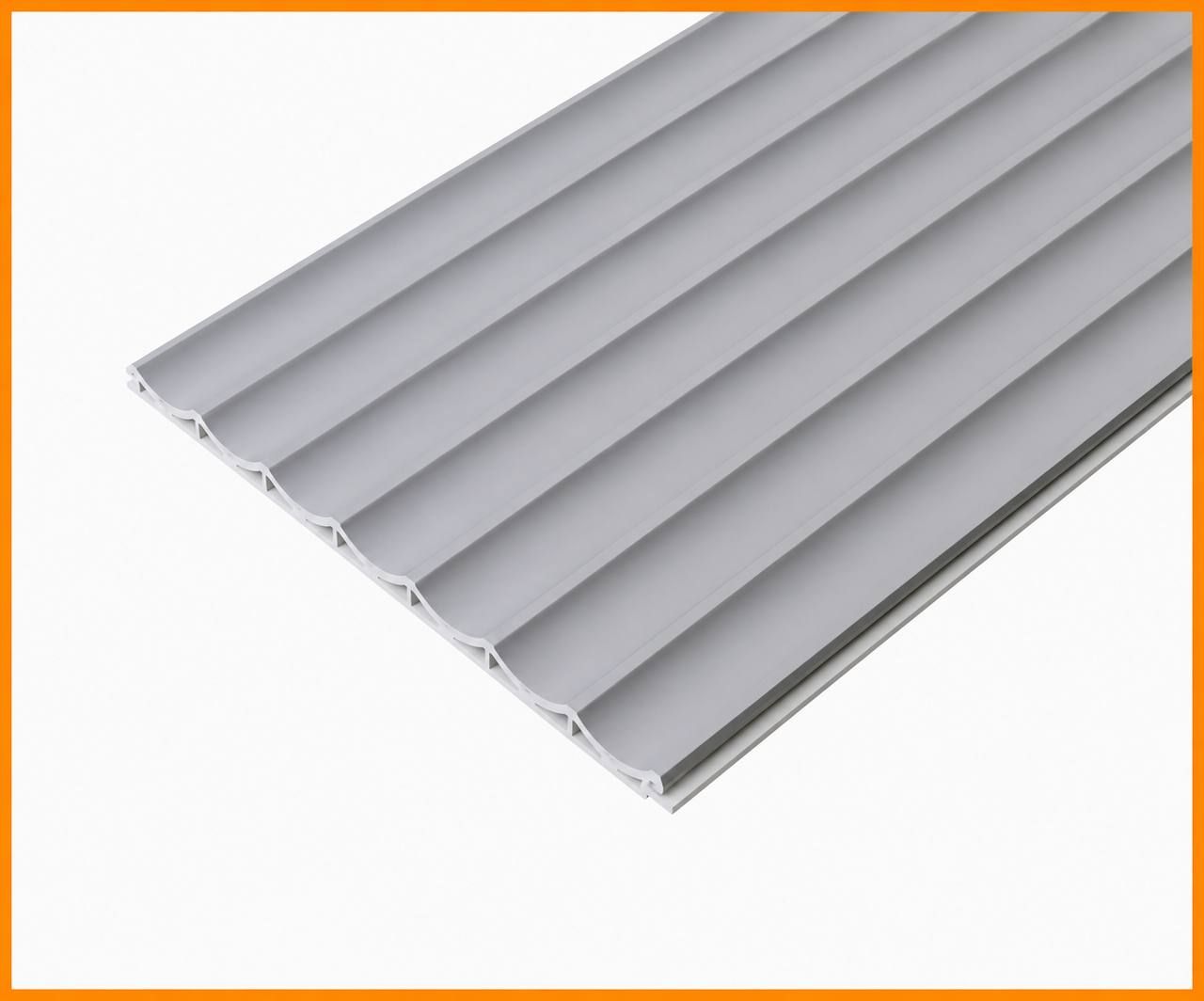 Queensfloor Dinding Fluted Panel Small Wave QFPSWL14-07 ARCTIC PEARL