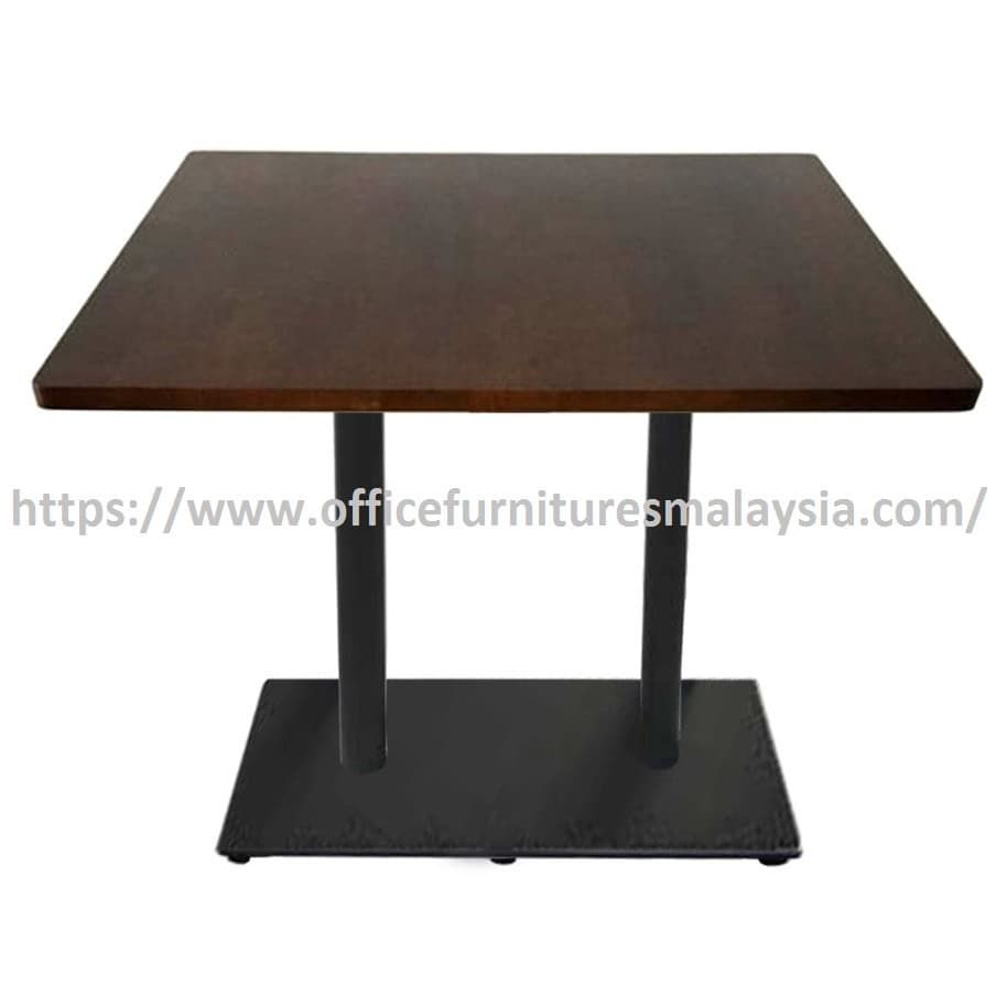 4 ft Low Rubber-Wood Rectangular Table with Mild Steel Leg OFSM50R1260-M