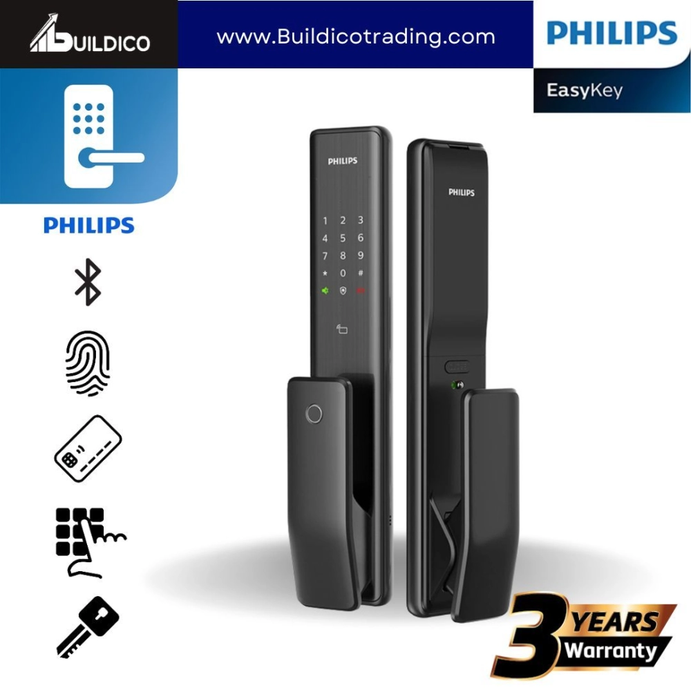 Philips Digital Lock Easy Key Alpha | Smart Lock | Digital key Bluetooth fingerprint NFC Passcode 3 year warranty