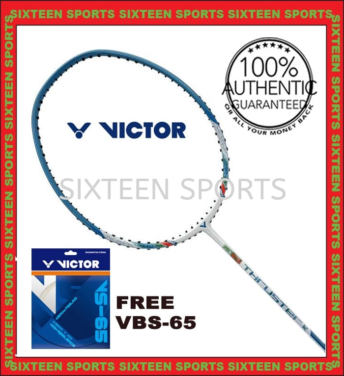 VICTOR Thruster K 280 Badminton Racket TK-280 (C/W VBS65 String & Overgrip)