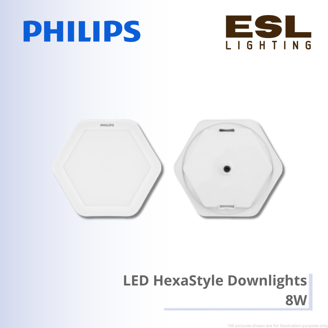 PHILIPS LED HexaStyle Downlights - 8W