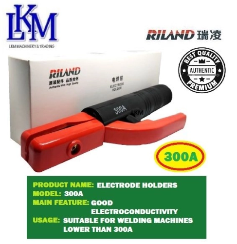 RILAND Welding Machine Accessories 300A Electrode Holder Used for Welding Machine