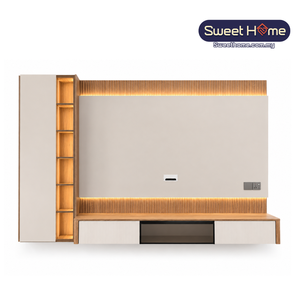 MAISON Premium Wall TV Cabinet ( MS - 1400 ) - MAISON Signature Series