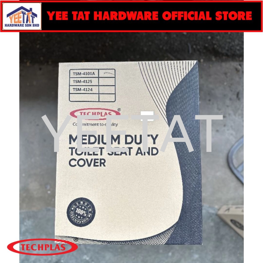 [ TECHPLAS ] TSM-4101A Medium Duty Toilet Seat & Cover