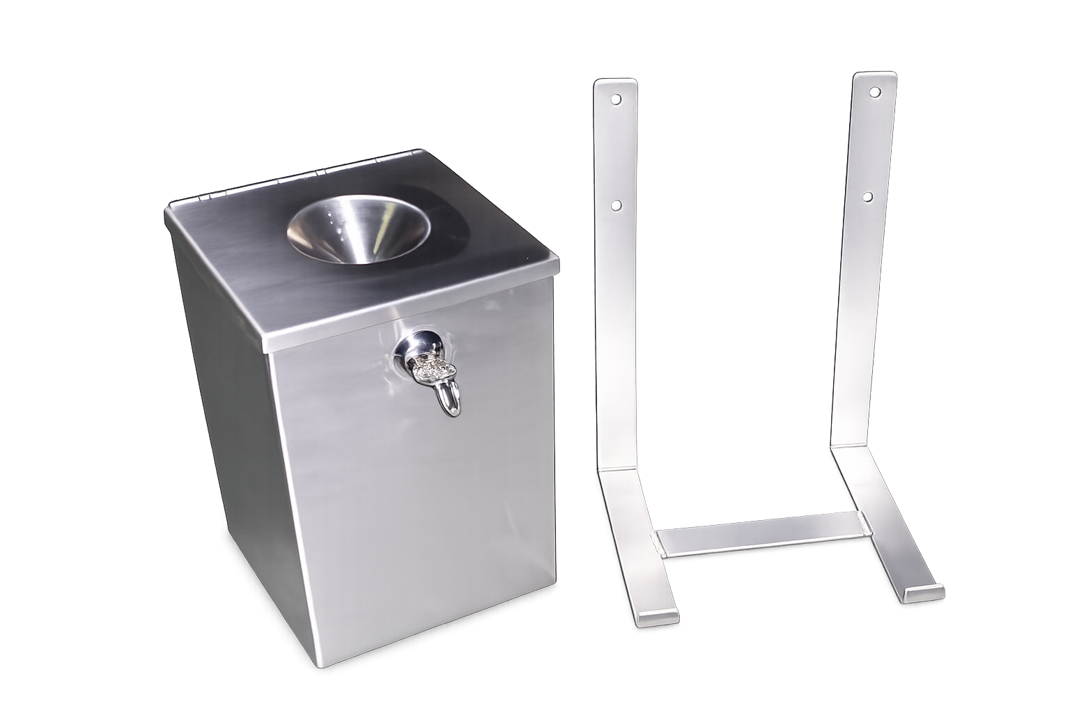 Reject Vial Container with Bracket