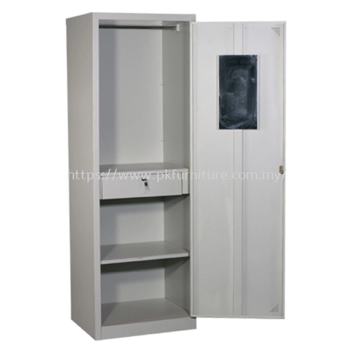 Hostel Furniture - MFHW-1-G1 - Single Swing Door Full Height Wardrobe