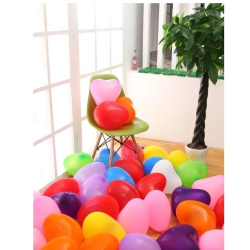 Hand Pump Neon with 7inch Heart Shape Balloon 20pcs (BP-HPH20)