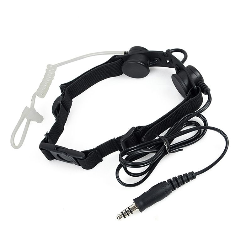 Z-Tactical Tactical Throat Microphone with Earpiece Set