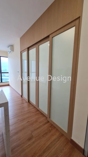 Plywood Sliding Door at HighPark Suites PJ