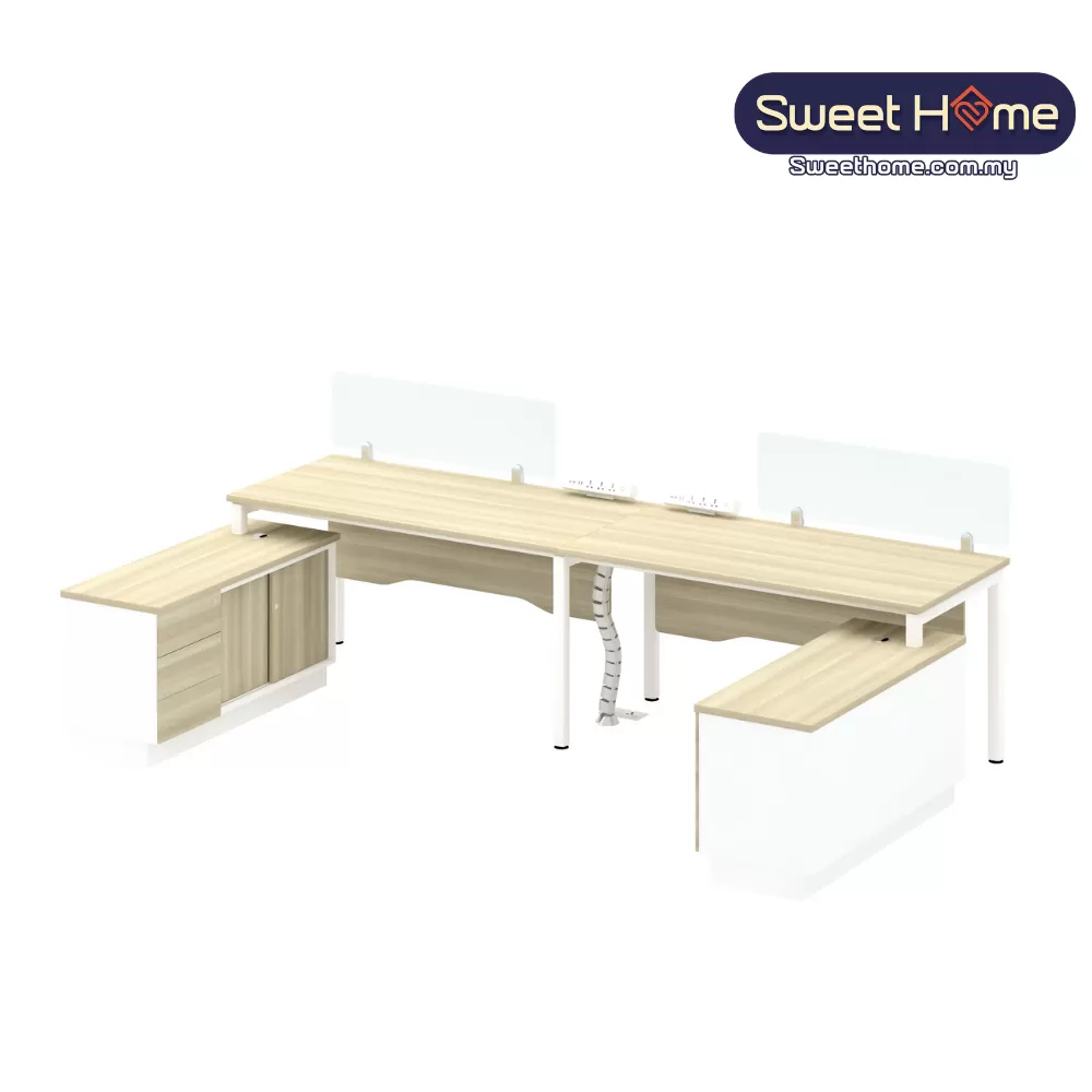 SH6-SL-2R 2 PAX Executive Workstation Office Table | Office Furniture