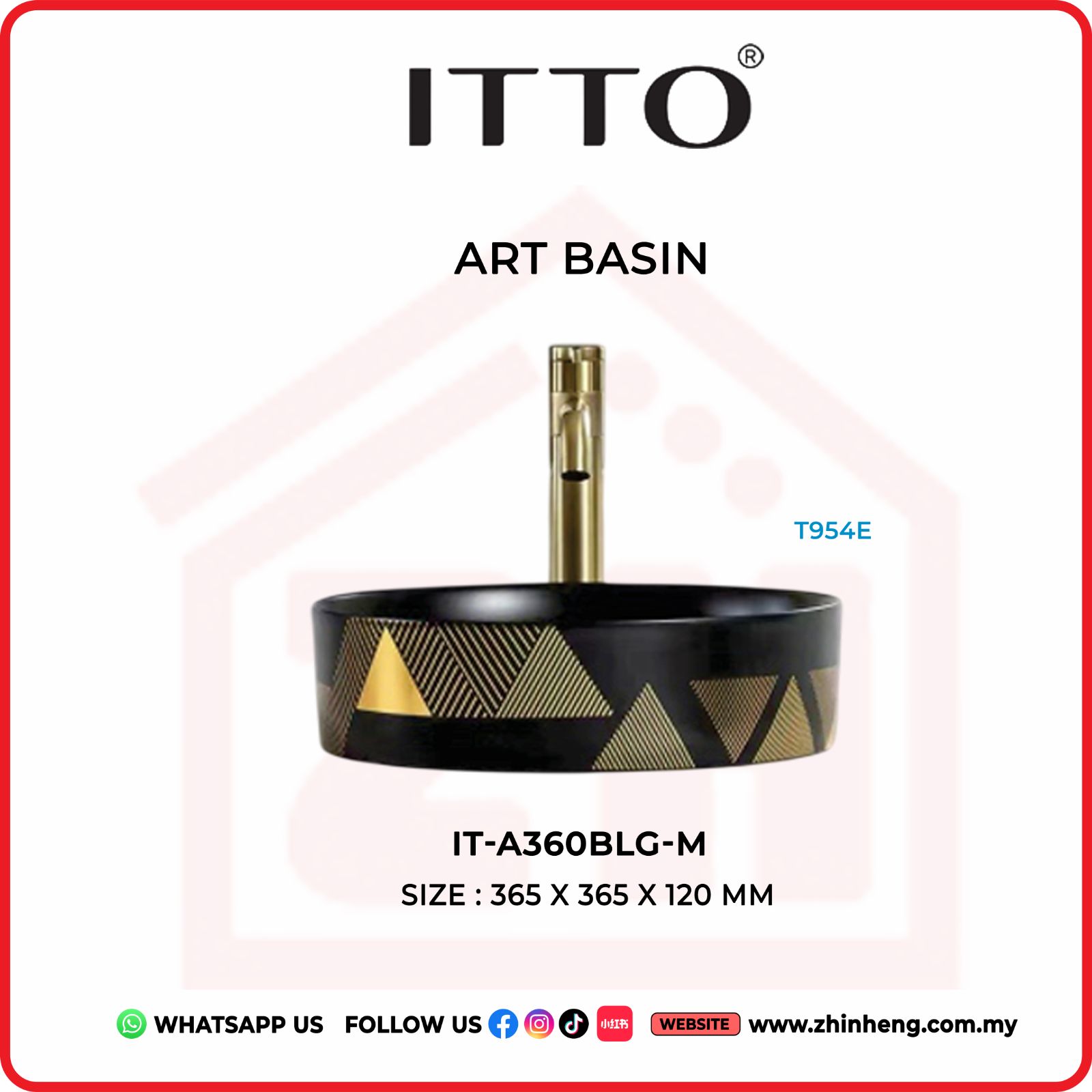 ITTO ART BASIN IT-A360BLG-M