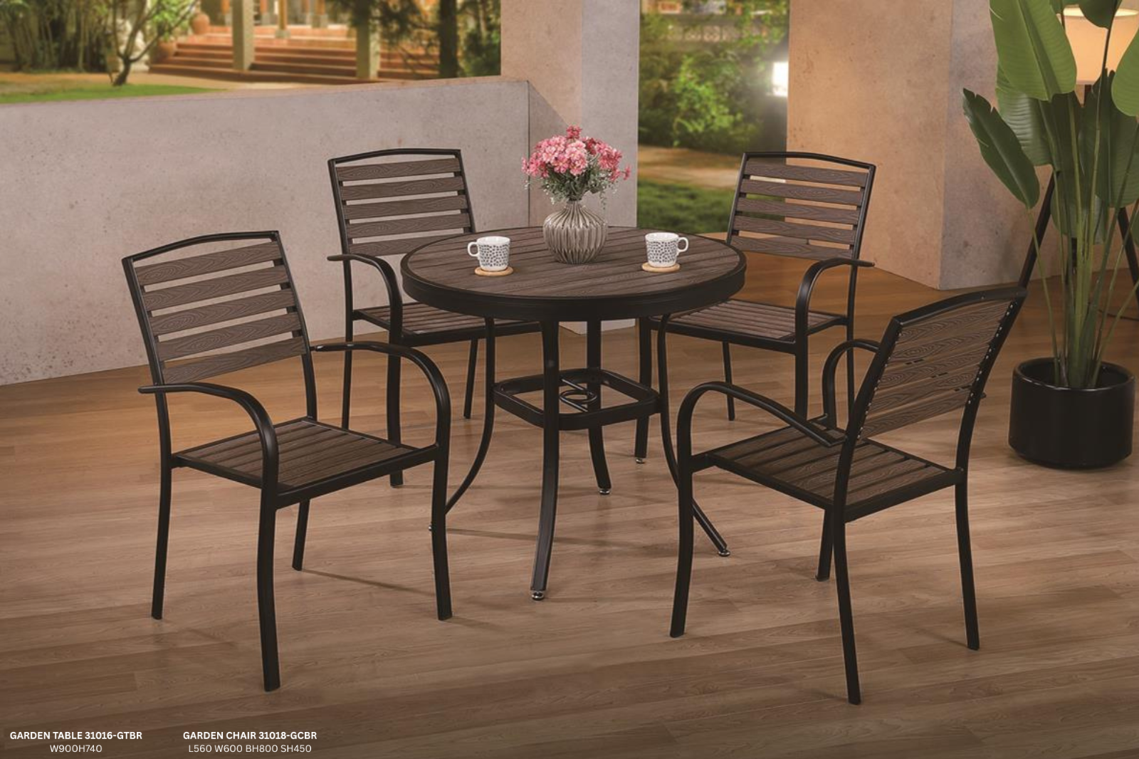 GARDEN TABLE YG-31016-GTBR