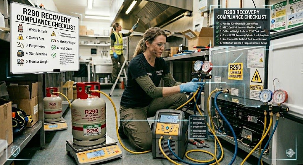 R290 recovery compliance standards