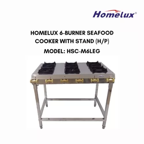 HOMELUX High Pressure Seafood Cooker with Stand 6 Burner HSC-M6LEG