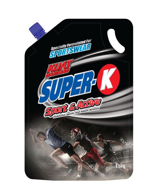 SUPER-K LAUNDRY LIQUID DETERGENT SPORT & ACTIVE 1.6KG