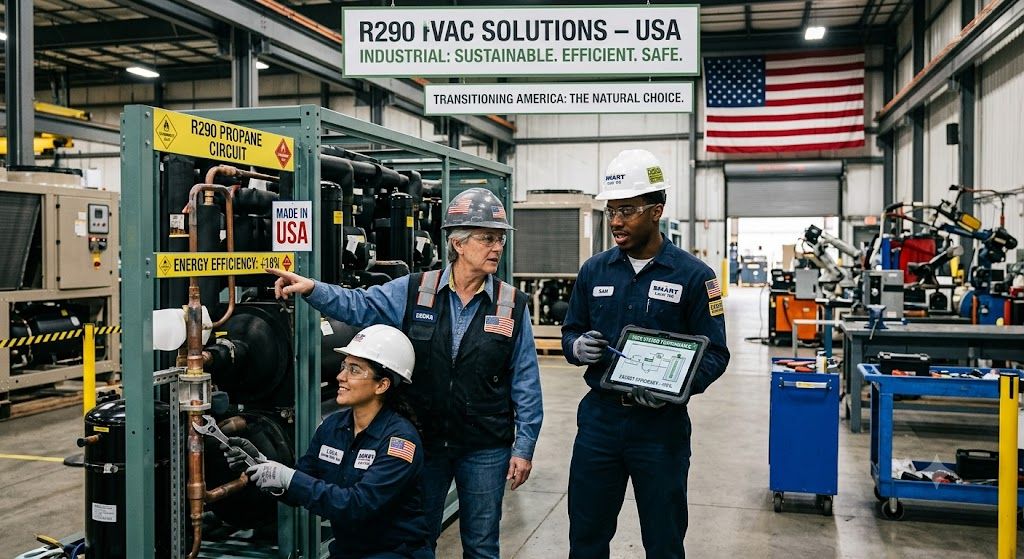 R290 HVAC industrial refrigerant solutions USA