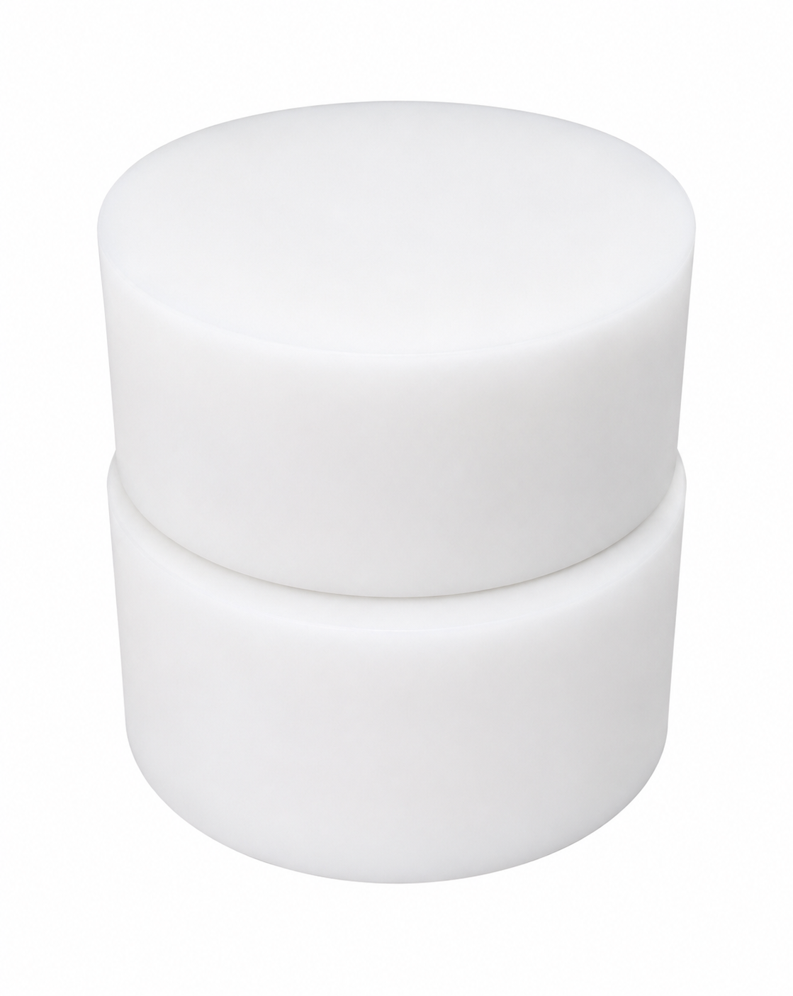 High-Performance Acetal/POM Natural - Thk 160mm x Dia. 355mm | Durable and Versatile Engineering Plastic