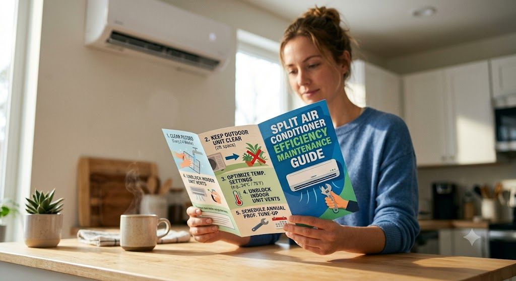 Split air conditioner efficiency maintenance guide