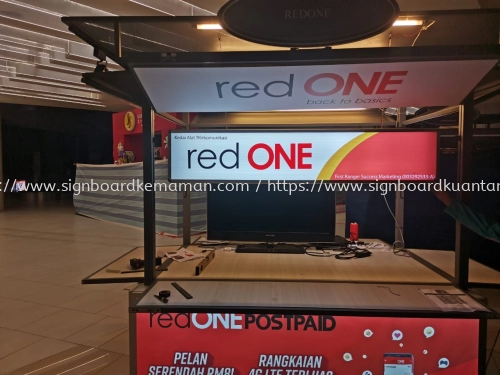 RED ONE LIGHTBOX SIGNBOARD AT KEMAMAN 