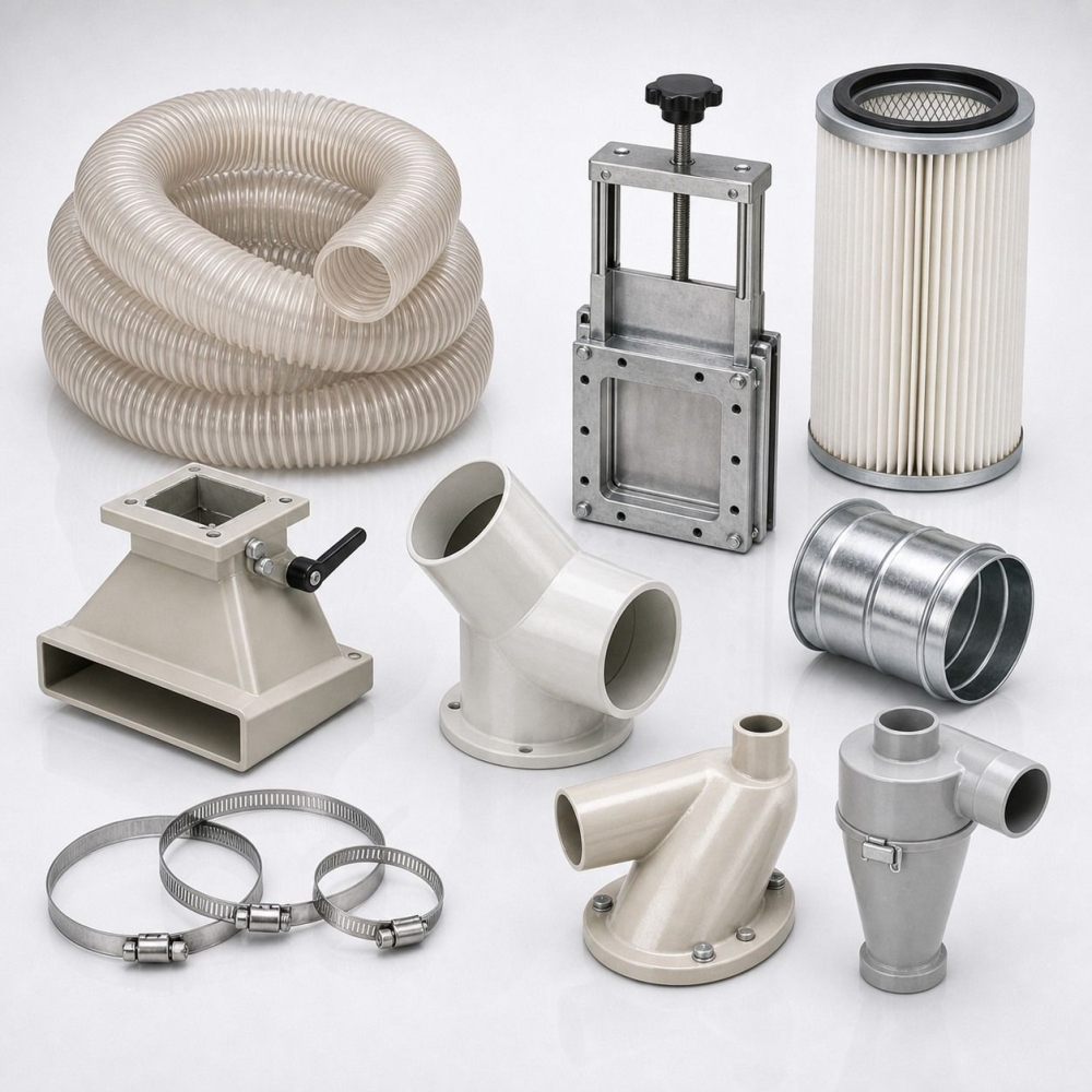 Dust extraction parts