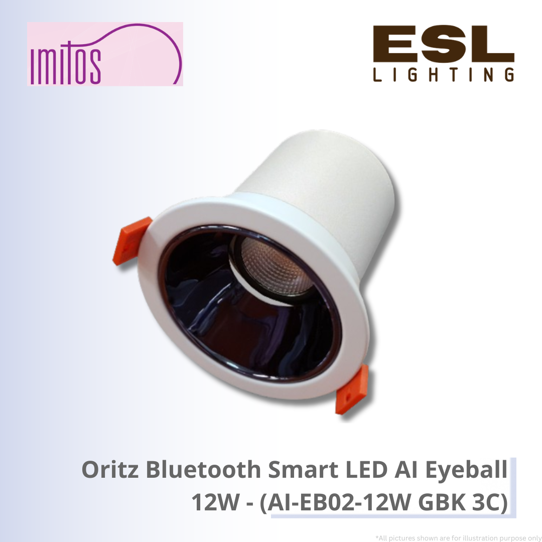 IMITOS Oritz Bluetooth Smart LED AI Eyeball 12W - AI-EB02-12W GBK 3C