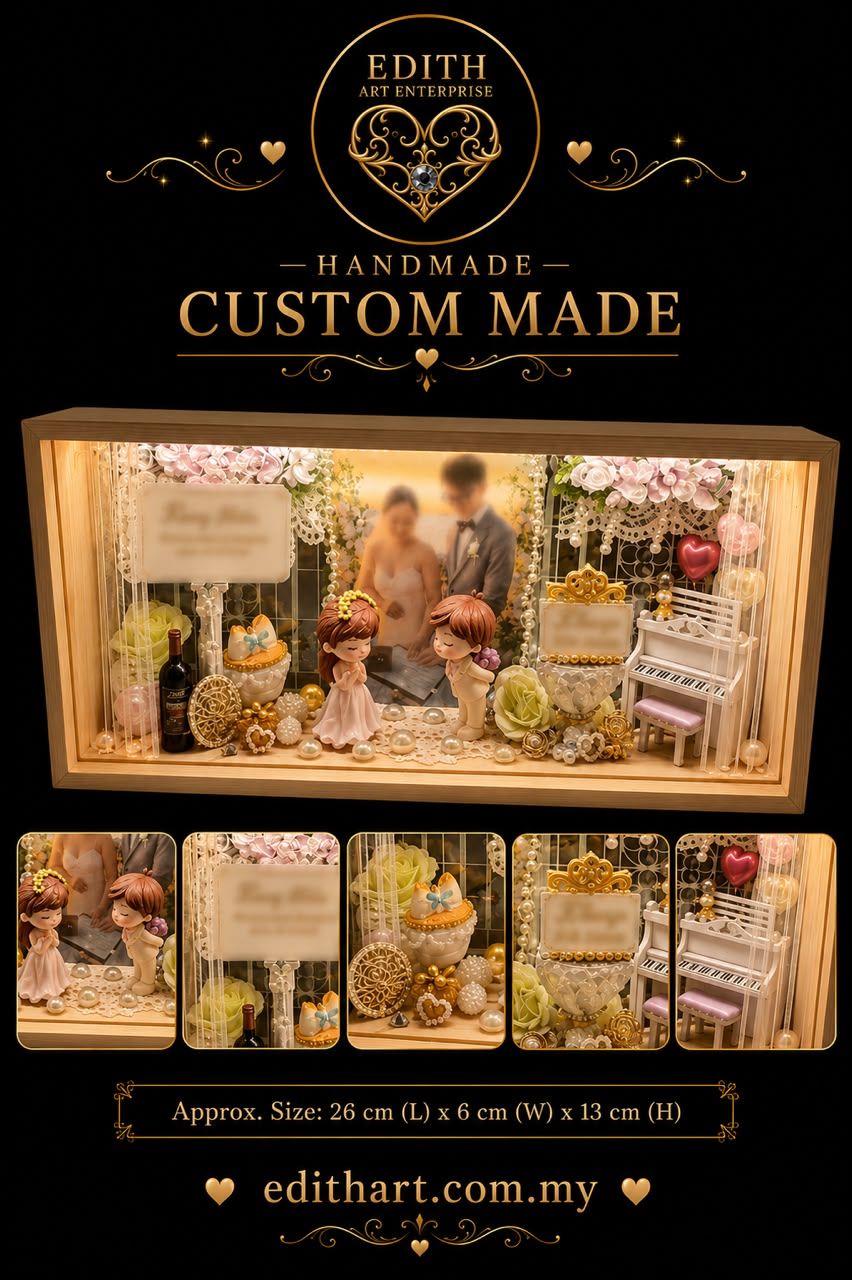 Miniature Memories Light Box – Best Wishes on Your Engagement