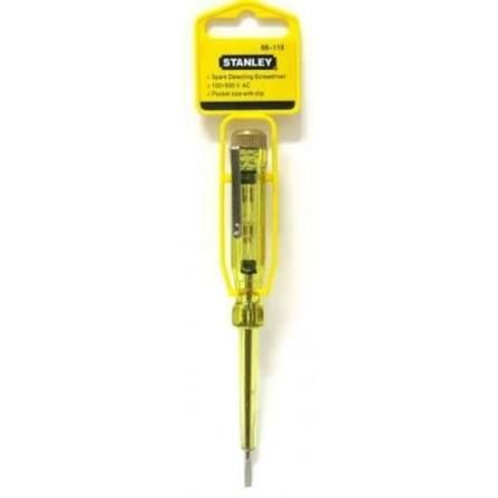 Stanley 66-119 Spark Detecting Test Pen Screwdriver 100–500V (5-1/2")